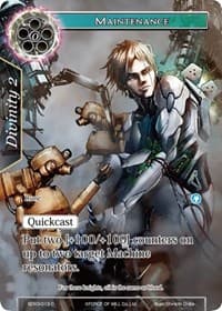 Maintenance - Valhalla Cluster Starter Deck - Force of Will card