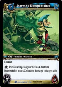 Narmak Doomratchet - Fires of Outland - WoW card
