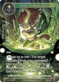 Forest Meditation - Valhalla Cluster Starter Deck - Force of Will card