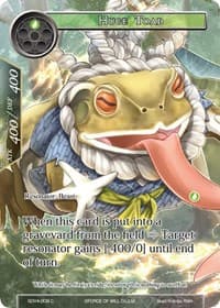 Huge Toad - Valhalla Cluster Starter Deck - Force of Will card