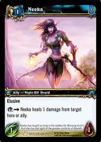 Neeka - Fires of Outland - WoW card