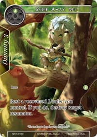 Snipe Away Mi-!! - Valhalla Cluster Starter Deck - Force of Will card