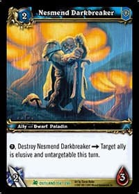 Nesmend Darkbreaker - Fires of Outland - WoW card