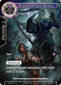 Scythe of the Reaper - Valhalla Cluster Starter Deck - Force of Will card