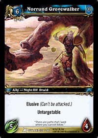 Norrund Grovewalker - Fires of Outland - WoW card