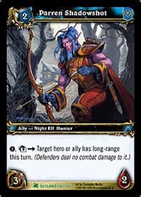 Parren Shadowshot - Fires of Outland - WoW card