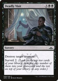 Deadly Visit - Guilds of Ravnica - Magic: The Gathering card