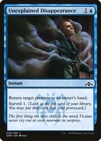 Unexplained Disappearance - Guilds of Ravnica - Magic: The Gathering card