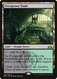 Overgrown Tomb - Guilds of Ravnica - Magic: The Gathering card