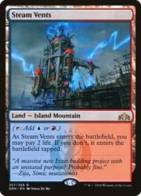 Steam Vents - Guilds of Ravnica - Magic: The Gathering card