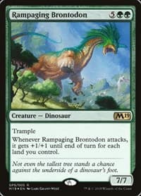 Rampaging Brontodon (2018 Gift Pack) - Gift Boxes and Promos - Magic: The Gathering card