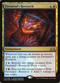 Firemind's Research (Draft Weekend) - Launch Party & Release Event Promos - Magic: The Gathering card