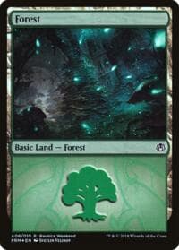 Forest - Golgari (A06) - Launch Party & Release Event Promos - Magic: The Gathering card