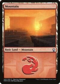 Mountain - Boros (A07) - Launch Party & Release Event Promos - Magic: The Gathering card