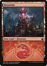 Mountain - Izzet (A04) - Launch Party & Release Event Promos - Magic: The Gathering card