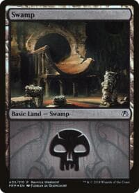Swamp - Golgari (A05) - Launch Party & Release Event Promos - Magic: The Gathering card