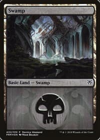 Swamp - Dimir (A02) - Launch Party & Release Event Promos - Magic: The Gathering card