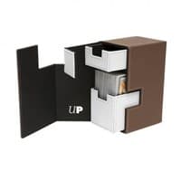 M2.1 Deck Box - Brown/White - Ultra Pro Deck Boxes - Deck Boxes card