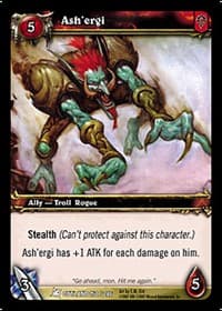 Ash'ergi - Fires of Outland - WoW card