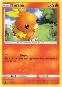 Torchic - Dragon Majesty - Pokemon card