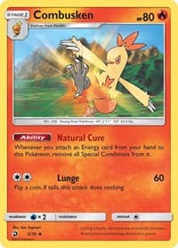 Combusken - Dragon Majesty - Pokemon card