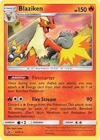 Blaziken - Dragon Majesty - Pokemon card