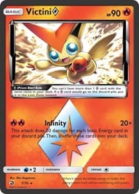 Victini Prism Star - Dragon Majesty - Pokemon card
