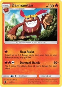 Darmanitan - Dragon Majesty - Pokemon card