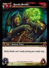 Borlis Brode - Fires of Outland - WoW card