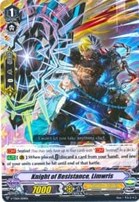Knight of Resistance, Limwris - V-TD04: Ren Suzugamori - Cardfight Vanguard card