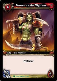 Drusenna the Vigilant - Fires of Outland - WoW card