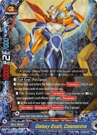 Galaxy Exalt, Cosmonine - S-UB01: Superhero Wars Omega -Advent of Cosmoman!- - Future Card BuddyFight card