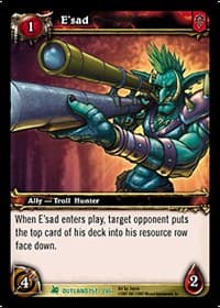 E'sad - Fires of Outland - WoW card