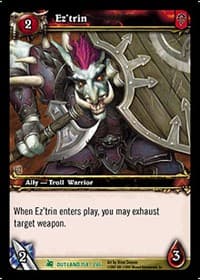 Ez'trin - Fires of Outland - WoW card