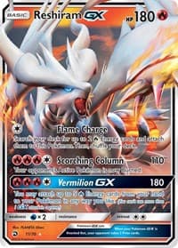 Reshiram GX - Dragon Majesty - Pokemon card