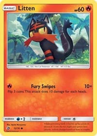 Litten - Dragon Majesty - Pokemon card