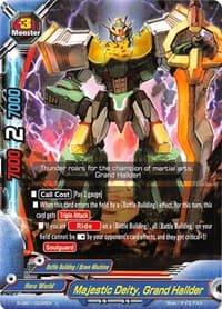 Majestic Deity, Grand Hallder - S-UB01: Superhero Wars Omega -Advent of Cosmoman!- - Future Card BuddyFight card