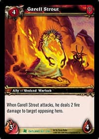 Garell Strout - Fires of Outland - WoW card