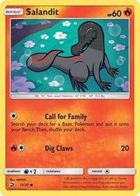 Salandit - Dragon Majesty - Pokemon card