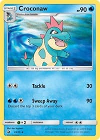 Croconaw - Dragon Majesty - Pokemon card