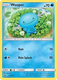 Wooper - Dragon Majesty - Pokemon card