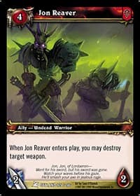 Jon Reaver - Fires of Outland - WoW card