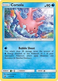 Corsola - Dragon Majesty - Pokemon card