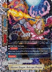 Illusions Dragon, Red-cape Dragon - S-UB02: Miracle Fighters ~Miko & Mel~ - Future Card BuddyFight card