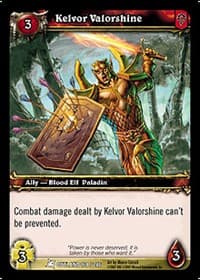 Kelvor Valorshine - Fires of Outland - WoW card
