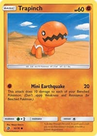 Trapinch - Dragon Majesty - Pokemon card