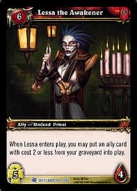 Lessa the Awakener - Fires of Outland - WoW card