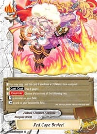 Red Cape Brulee! - S-UB02: Miracle Fighters ~Miko & Mel~ - Future Card BuddyFight card
