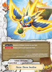 Throw Throw Swallow - S-UB02: Miracle Fighters ~Miko & Mel~ - Future Card BuddyFight card