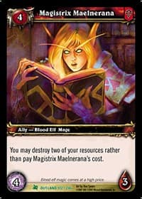 Magistrix Maelnerana - Fires of Outland - WoW card
